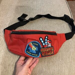 Stranger things Fanny pack with patches